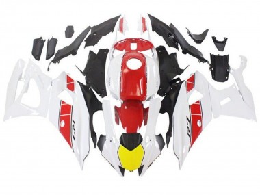 2021-2024 Yamaha YZF R7 Motorcycle Fairings - White Yellow Red Stripe Canada Websites