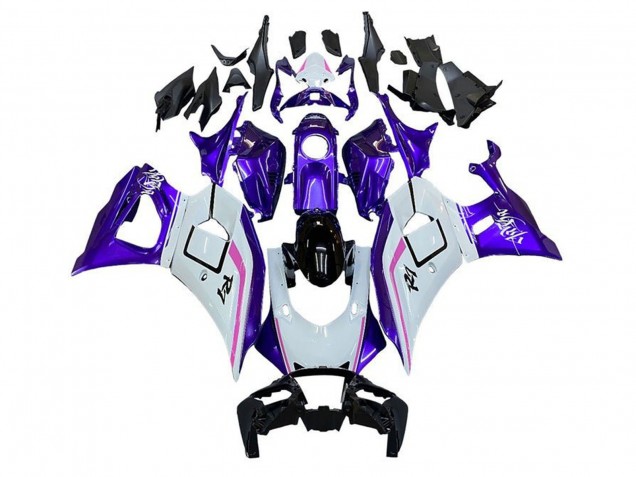 2021-2024 Yamaha YZF R7 Motorcycle Fairings - White Purple Pink Canada Websites