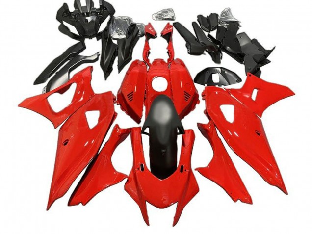 2021-2024 Yamaha YZF R7 Motorcycle Fairings - Red Matte Black Canada Websites