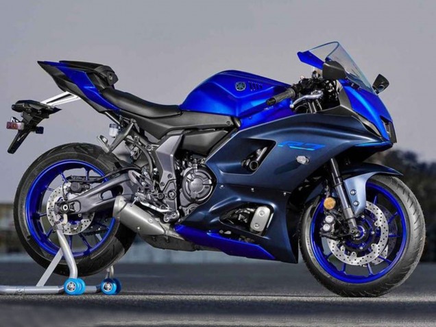 2021-2024 Yamaha YZF R7 Motorcycle Fairings - Blue Matte Blue Canada Websites