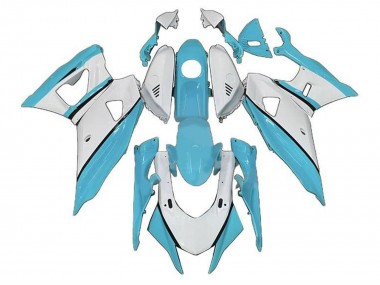 2021-2024 Yamaha YZF R7 Motorcycle Fairings - Blue Turquoise White Canada Websites
