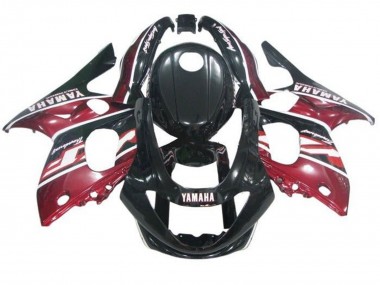 1996-2007 Yamaha YZF600R Thundercat Motorcycle Fairings - Black Dark Red White Canada Websites