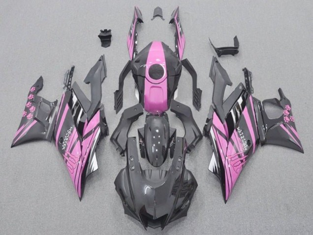 2019-2021 Yamaha YZF R3/R25 Motorcycle Fairings - Pink Black Monster Canada Websites