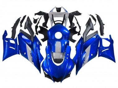 2019-2021 Yamaha YZF R3/R25 Motorcycle Fairings - Blue Grey Black Canada Websites