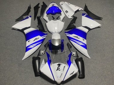 2009-2011 Yamaha YZF 1000 R1 Motorcycle Fairings - White Blue Silver Black Stripe Canada Websites