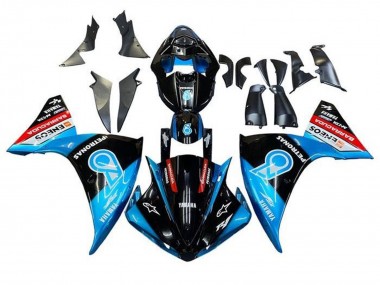 2012-2014 Yamaha YZF 1000 R1 Motorcycle Fairings - Glossy Black Blue White Red Petronas ENEOS Barracuda Canada Websites