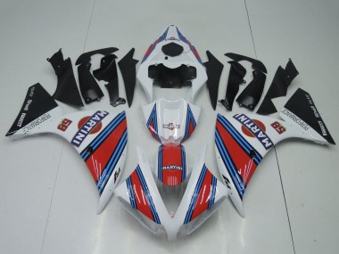 2012-2014 Yamaha YZF 1000 R1 Motorcycle Fairings - White Red Blue Black Martini Canada Websites