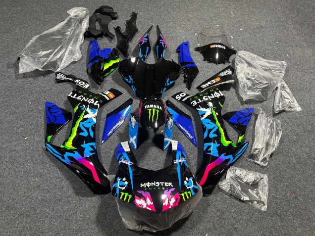 2015-2019 Yamaha YZF 1000 R1 Motorcycle Fairings - Black Blue Pink Green Monster ENEOS Canada Websites