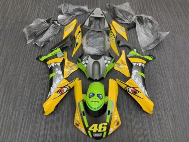 2015-2019 Yamaha YZF 1000 R1 Motorcycle Fairings - Yellow Green Shark 46 Canada Websites