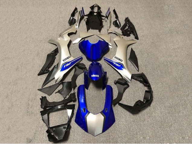 2015-2019 Yamaha YZF 1000 R1 Motorcycle Fairings - Silver Blue Canada Websites