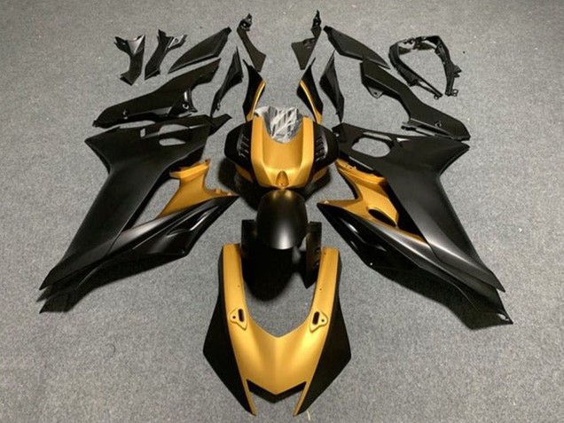 2015-2019 Yamaha YZF 1000 R1 Motorcycle Fairings - Gold Matte Black Canada Websites