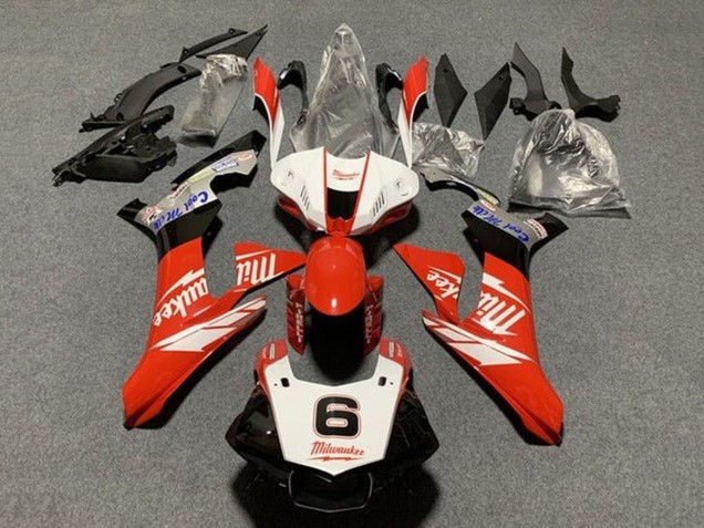 2015-2019 Yamaha YZF 1000 R1 Motorcycle Fairings - White Red Black Milwaukee Canada Websites
