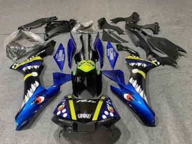 2015-2019 Yamaha YZF 1000 R1 Motorcycle Fairings - Blue Yellow Black Shark Canada Websites