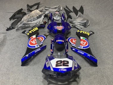 2015-2019 Yamaha YZF 1000 R1 Motorcycle Fairings - Blue White Black Red Pata 22 Canada Websites