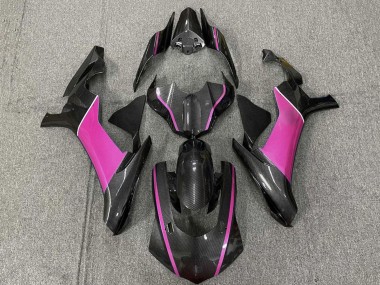 2015-2019 Yamaha YZF 1000 R1 Motorcycle Fairings - Faux Carbon Fiber Pink Canada Websites