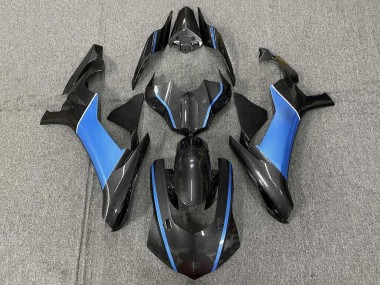 2015-2019 Yamaha YZF 1000 R1 Motorcycle Fairings - Faux Carbon Fiber Light Blue Canada Websites