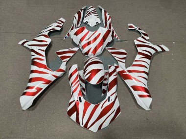 2015-2019 Yamaha YZF 1000 R1 Motorcycle Fairings - White Red Zebra Canada Websites