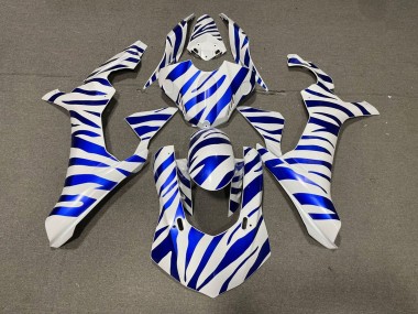 2015-2019 Yamaha YZF 1000 R1 Motorcycle Fairings - White Blue Zebra Canada Websites