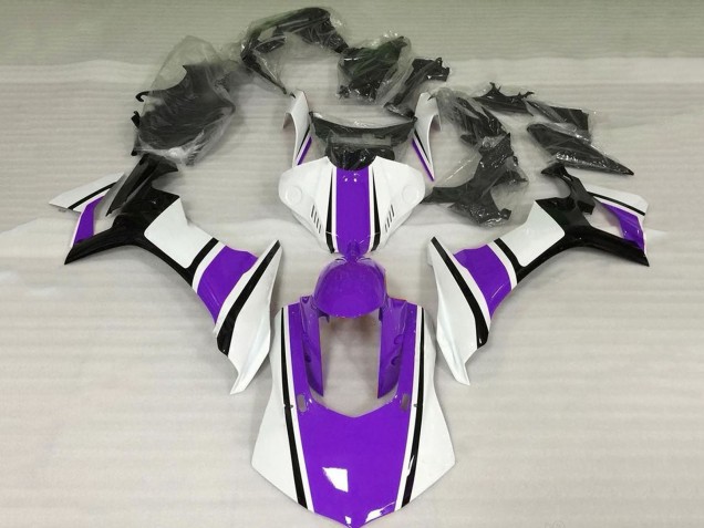 2015-2019 Yamaha YZF 1000 R1 Motorcycle Fairings - White Purple Black Canada Websites