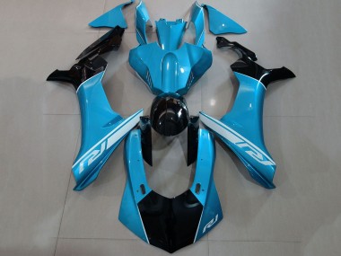 2015-2019 Yamaha YZF 1000 R1 Motorcycle Fairings - Blue Silver Glossy Black Canada Websites