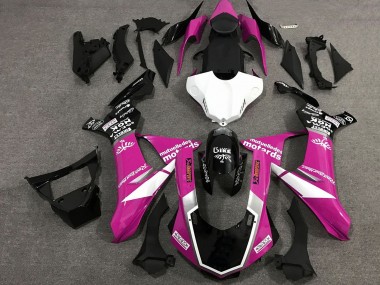 2015-2019 Yamaha YZF 1000 R1 Motorcycle Fairings - Pink White Glossy Black Canada Websites