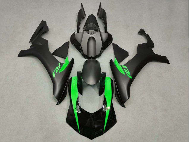 2015-2019 Yamaha YZF 1000 R1 Motorcycle Fairings - Matte Black Glossy Black Green Canada Websites