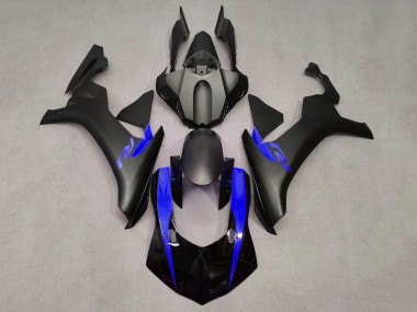 2015-2019 Yamaha YZF 1000 R1 Motorcycle Fairings - Matte Black Glossy Black Blue Canada Websites