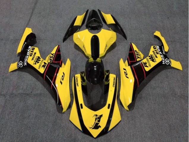 2015-2019 Yamaha YZF 1000 R1 Motorcycle Fairings - Yellow Red Black Canada Websites