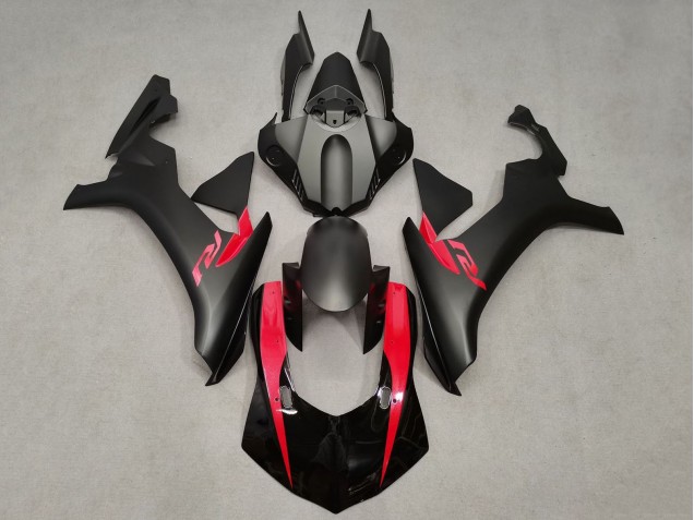 2015-2019 Yamaha YZF 1000 R1 Motorcycle Fairings - Matte Black Glossy Black Red Canada Websites