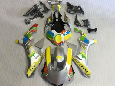 2015-2019 Yamaha YZF 1000 R1 Motorcycle Fairings - Silver Yellow Blue Red Color Wheel Canada Websites