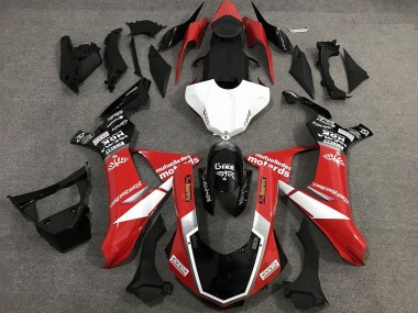 2015-2019 Yamaha YZF 1000 R1 Motorcycle Fairings - Red White Glossy Black Canada Websites
