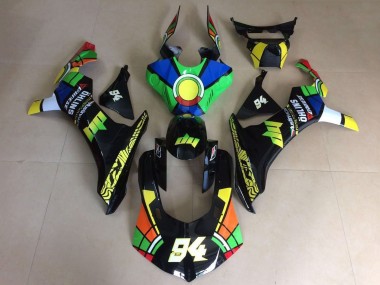2015-2019 Yamaha YZF 1000 R1 Motorcycle Fairings - Green Blue Yellow Black Red Color Wheel 94 Canada Websites