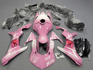 2020-2025 Yamaha YZF 1000 R1 Motorcycle Fairings - Pink White Kirby Canada Websites