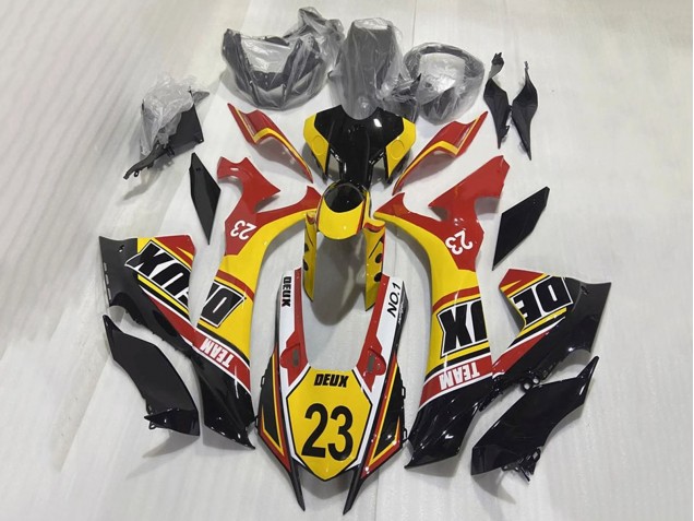 2020-2025 Yamaha YZF 1000 R1 Motorcycle Fairings - White Yellow Red Black Canada Websites