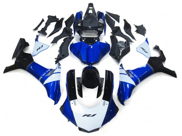 2020-2025 Yamaha YZF 1000 R1 Motorcycle Fairing Kits - White Blue Glossy Black Canada Websites