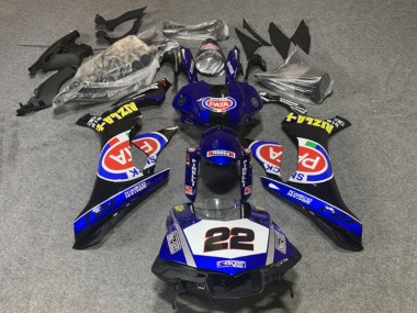 2020-2025 Yamaha YZF 1000 R1 Motorcycle Fairings - Blue White Black Red Pata Canada Websites