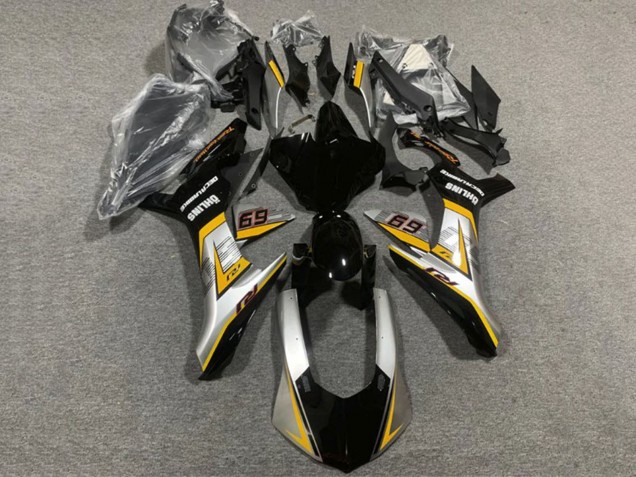 2020-2025 Yamaha YZF 1000 R1 Motorcycle Fairings - Silver Yellow Glossy Black Canada Websites