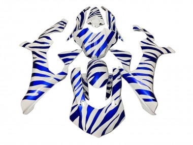 2020-2025 Yamaha YZF 1000 R1 Motorcycle Fairings - White Blue Zebra Canada Websites