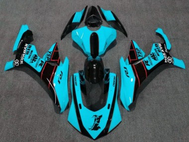 2020-2025 Yamaha YZF 1000 R1 Motorcycle Fairings - Turquoise Blue Red Glossy Black Canada Websites