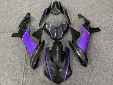 2020-2025 Yamaha YZF 1000 R1 Motorcycle Fairings - Faux Carbon Fiber Purple Canada Websites