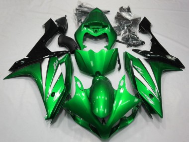 2007-2008 Yamaha YZF 1000 R1 Motorcycle Fairings - Green White Black Canada Websites