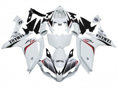 2007-2008 Yamaha YZF 1000 R1 Motorcycle Fairings - White Red Black Stripe M1 Canada Websites