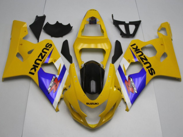 2004-2005 Suzuki GSXR 600 / GSXR 750 Motorcycle Fairings - Yellow White Blue Black Canada Websites