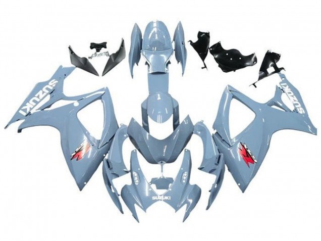 2006-2007 Suzuki GSXR 600 / GSXR 750 Motorcycle Fairings - Blue Grey White Red Canada Websites