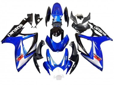 2006-2007 Suzuki GSXR 600 / GSXR 750 Motorcycle Fairings - Blue White Black Red Canada Websites