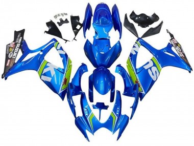 2006-2007 Suzuki GSXR 600 / GSXR 750 Motorcycle Fairings - Blue White Green Black Canada Websites