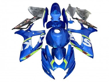 2006-2007 Suzuki GSXR 600 / GSXR 750 Motorcycle Fairings - Blue White Green Canada Websites
