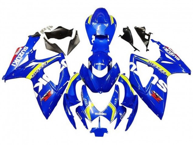 2006-2007 Suzuki GSXR 600 / GSXR 750 Motorcycle Fairings - Blue White Yellow Red Ecstar Canada Websites