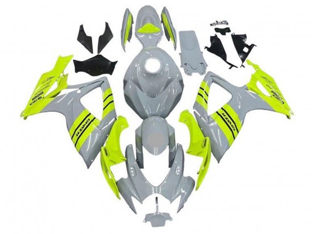 2006-2007 Suzuki GSXR 600 / GSXR 750 Motorcycle Fairings - Grey Neon Yellow Canada Websites