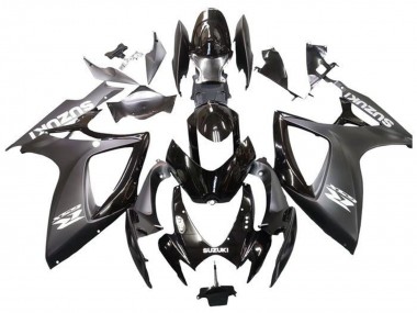 2006-2007 Suzuki GSXR 600 / GSXR 750 Motorcycle Fairings - Matte Black Glossy Black White Canada Websites